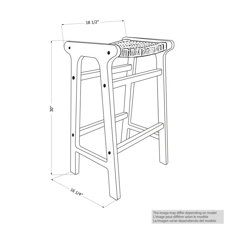 South Shore Balka Counter & Bar Stool (Set of 2)
