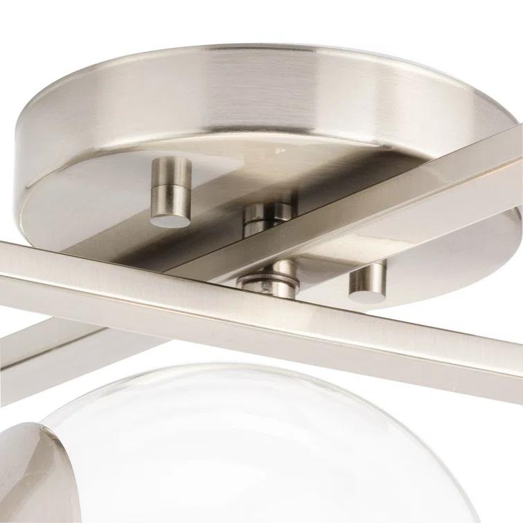 Deaton Glass Semi-Flush Mount Light