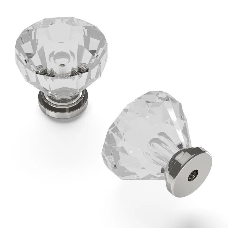 Crystal Palace 1 1/4" Length Geometric Knob