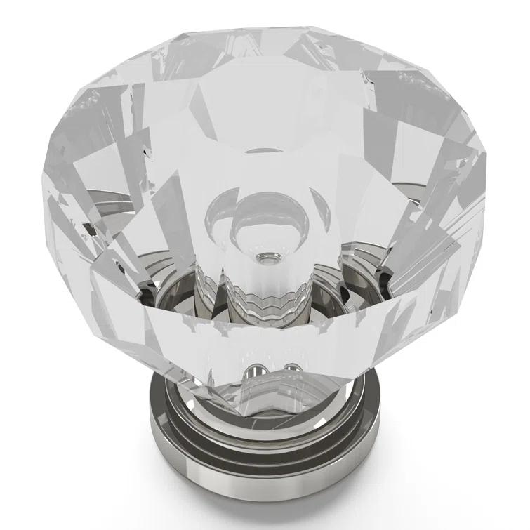 Crystal Palace 1 1/4" Length Geometric Knob