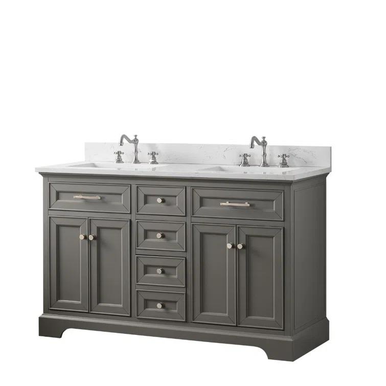 Thompson 54" Double Bathroom Vanity Set