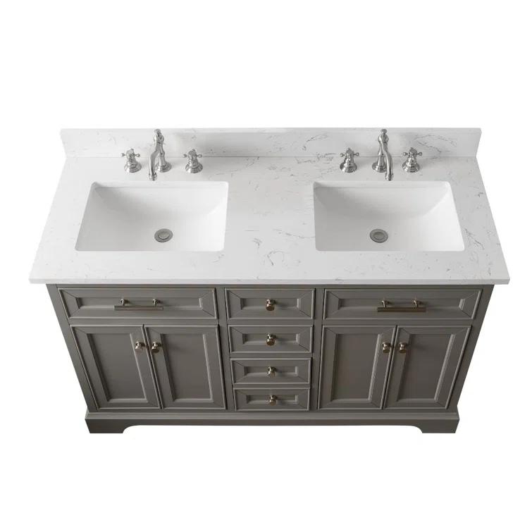 Thompson 54" Double Bathroom Vanity Set