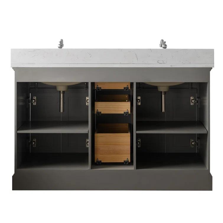 Thompson 54" Double Bathroom Vanity Set