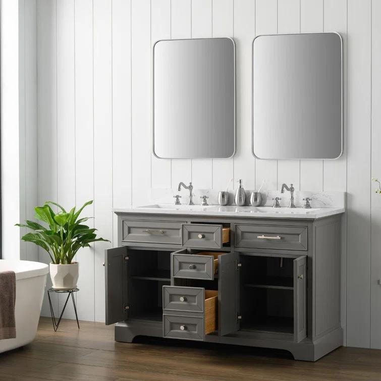 Thompson 54" Double Bathroom Vanity Set