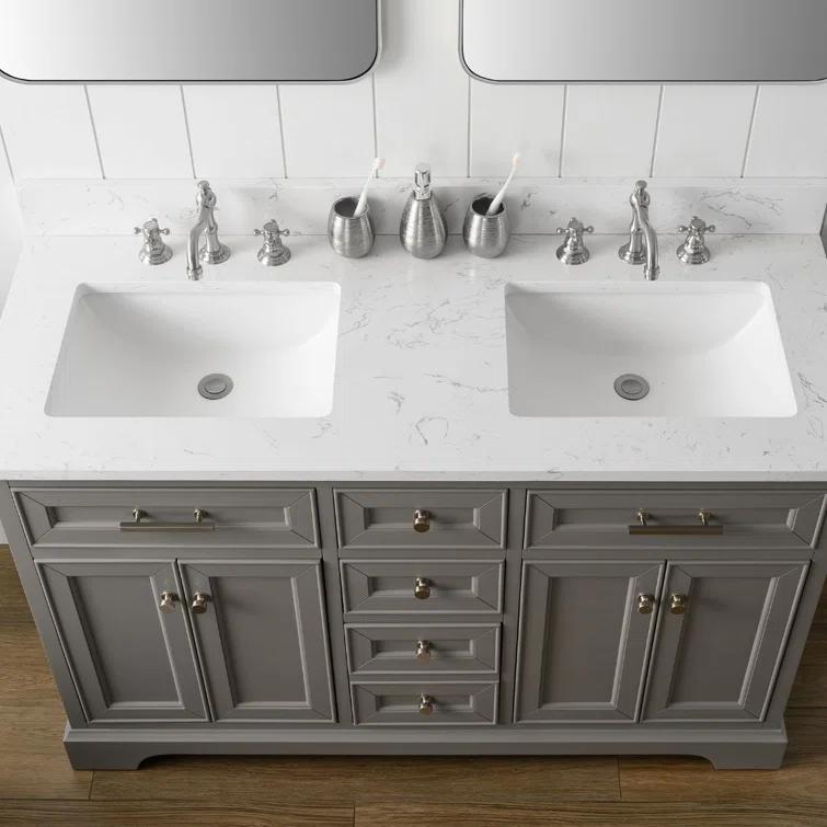Thompson 54" Double Bathroom Vanity Set