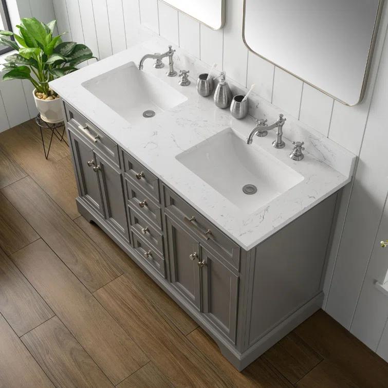 Thompson 54" Double Bathroom Vanity Set
