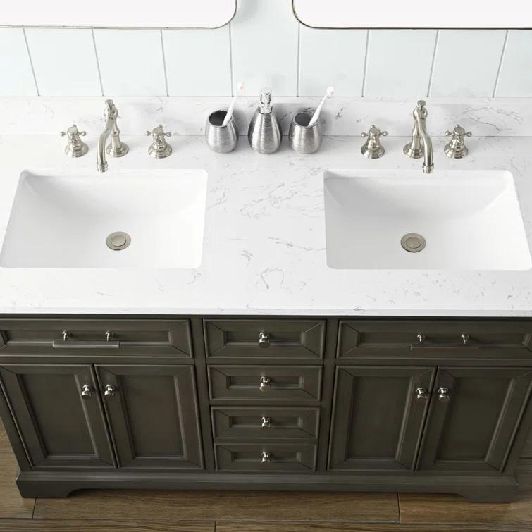 Thompson 54" Double Bathroom Vanity Set