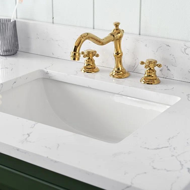 Zaviera 72'' Free-standing Double Bathroom Vanity with Engineered Stone Vanity Top