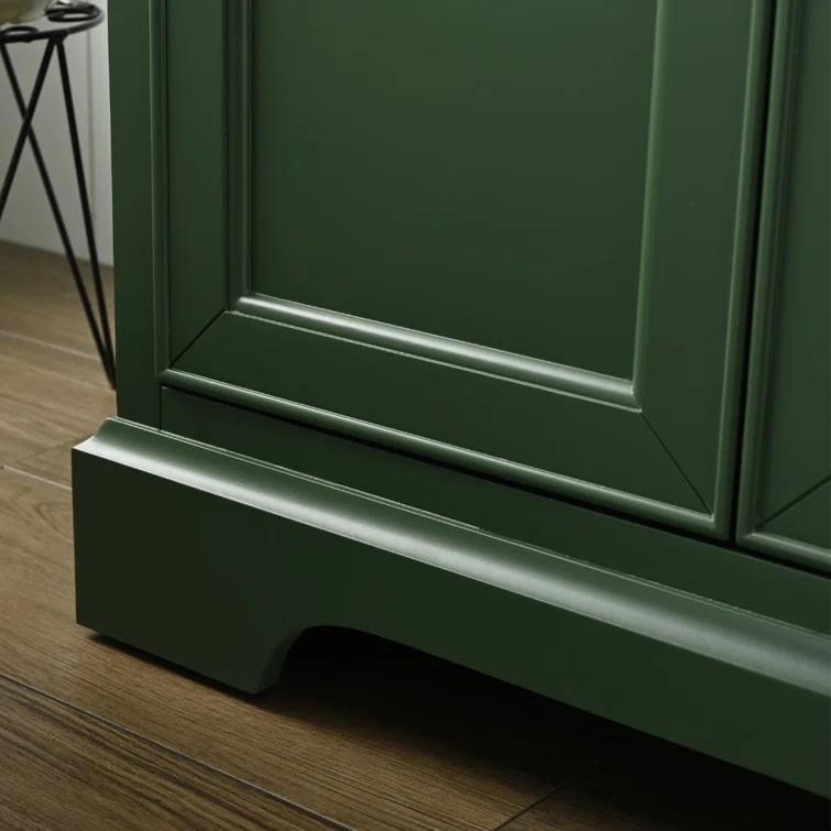 Zaviera 72'' Free-standing Double Bathroom Vanity with Engineered Stone Vanity Top