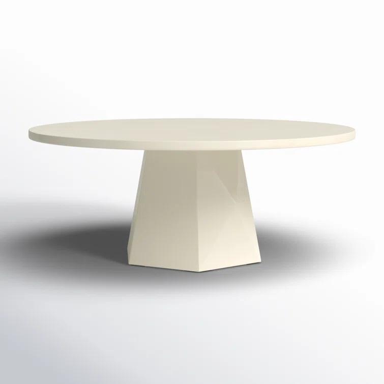 Schuller Indoor / Outdoor Round Coffee Table - White