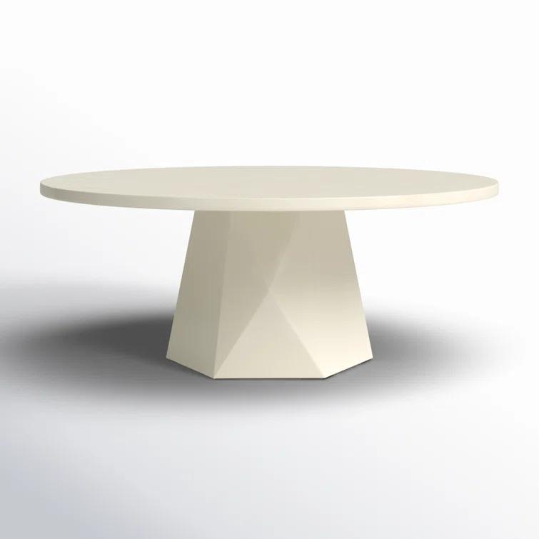 Schuller Indoor / Outdoor Round Coffee Table - White