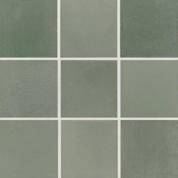 Celine 4" x 4" Porcelain Concrete Look Wall & Floor Tile