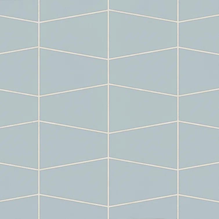 Marin Trapezoid Matte Porcelain Mosaic Tile