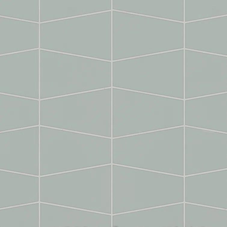 Marin Trapezoid Matte Porcelain Mosaic Tile