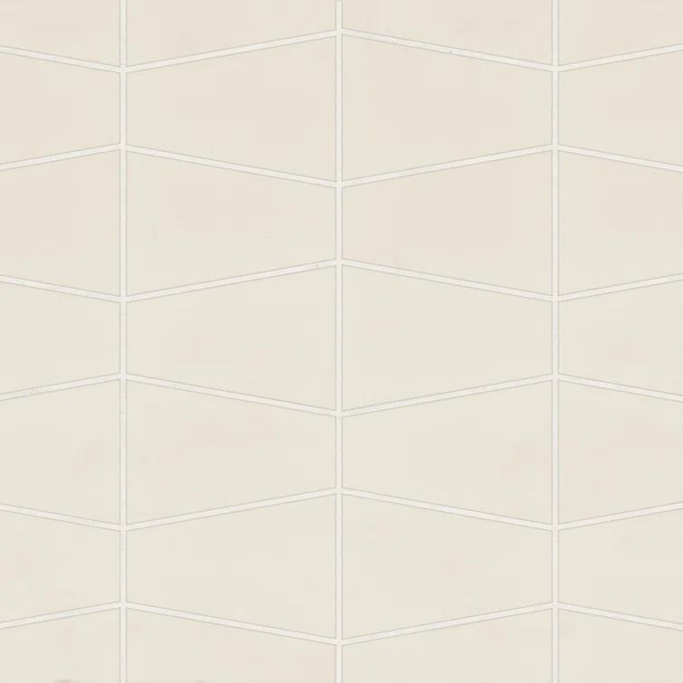 Marin Trapezoid Matte Porcelain Mosaic Tile