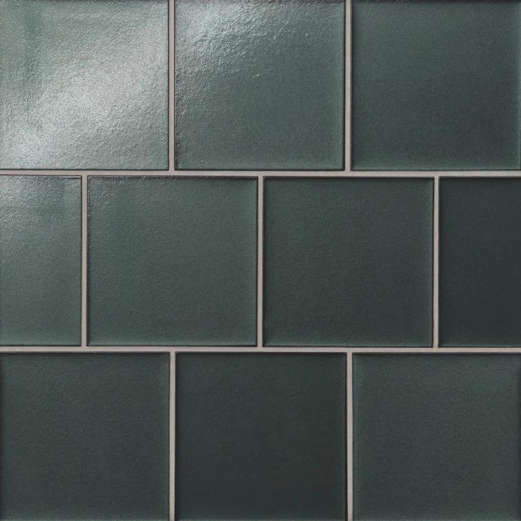 Kaikos 4" x 4" Glass Wall & Floor Tile