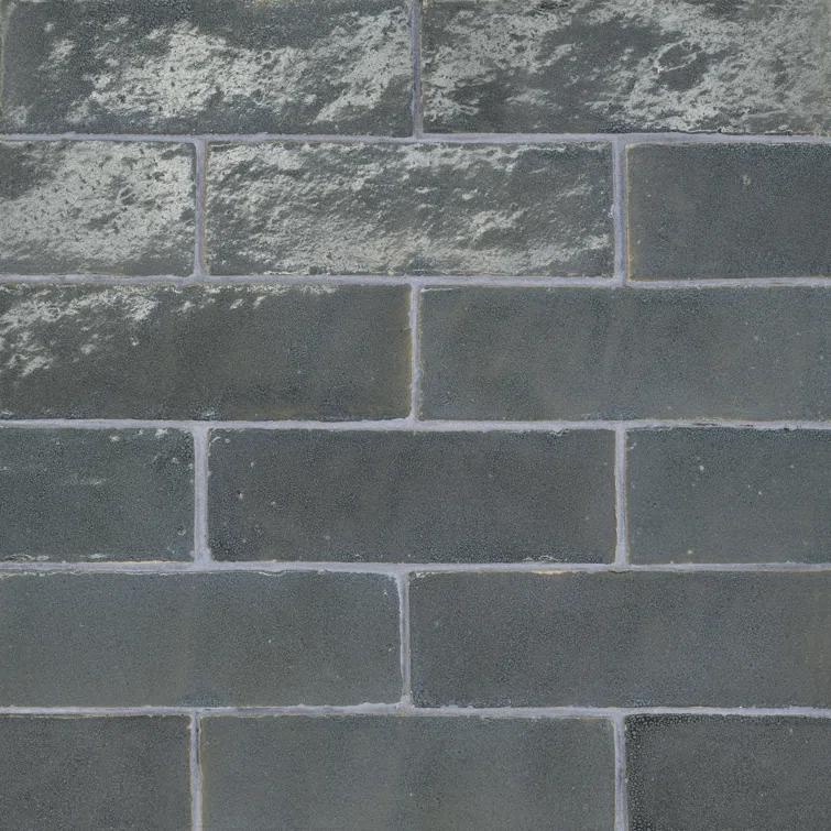 Zagora 2" x 6" Glossy Zellige Field Tile