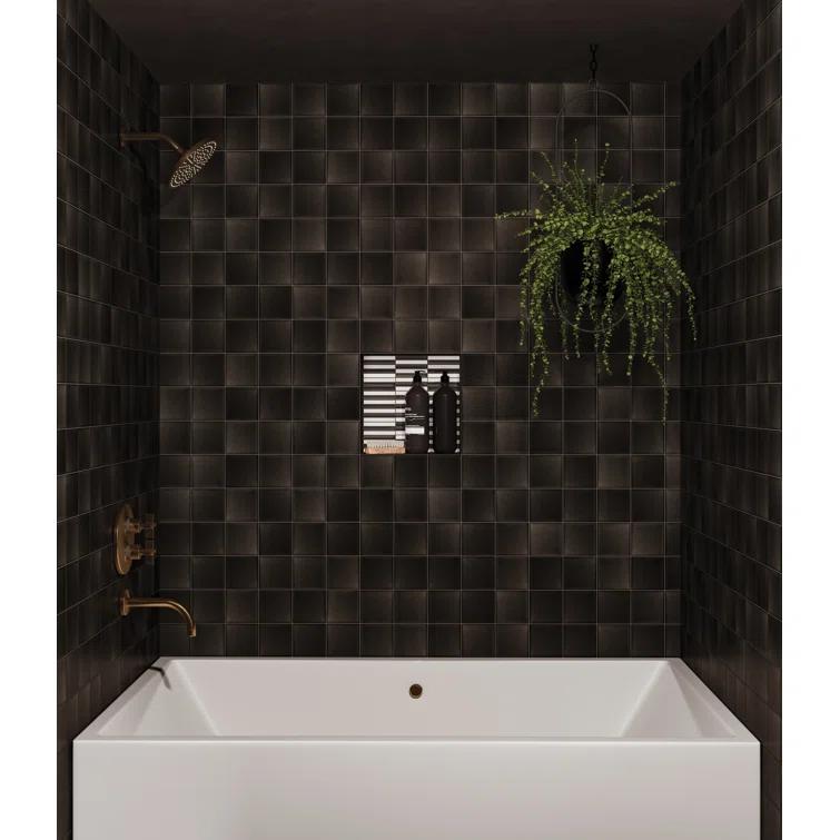 Kaikos 4" x 4" Glass Wall & Floor Tile
