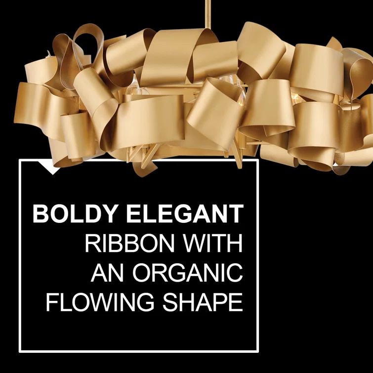Delfina 5 - Light Dimmable Geometric Chandelier