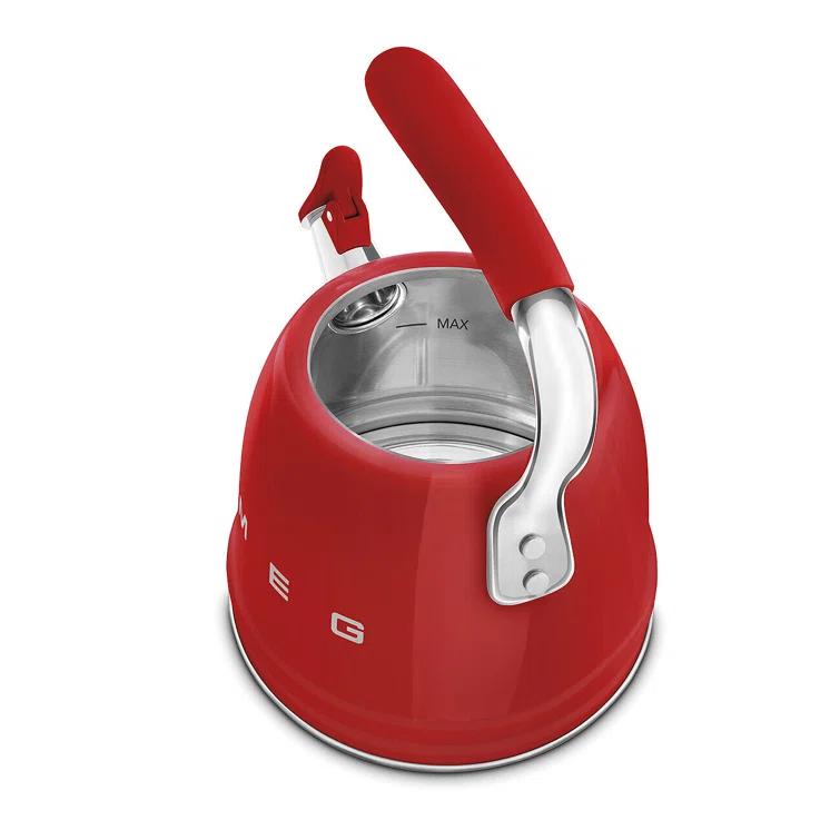 SMEG 50"s Retro Style Whistling Stovetop Kettle