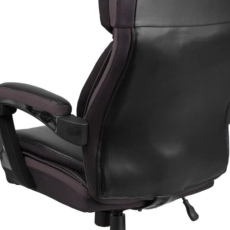 Flash Furniture Esmeralda Big & Tall LeatherSoft Ergonomic Office Chair with Headrest and Armrests by Flash Furniture