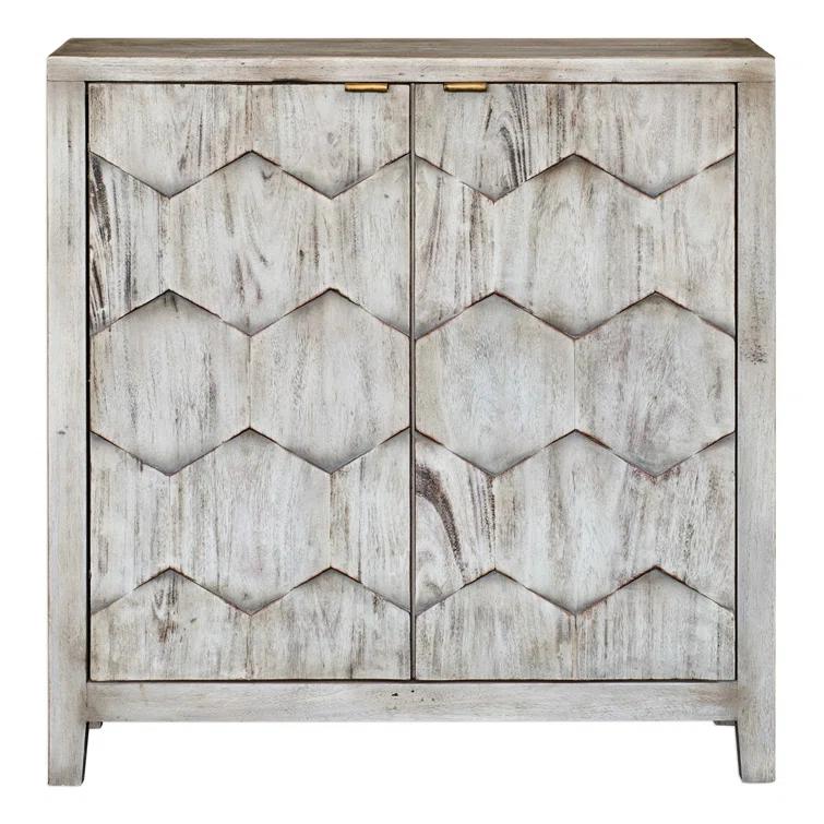 Blancheville Solid Wood Storage Cabinet