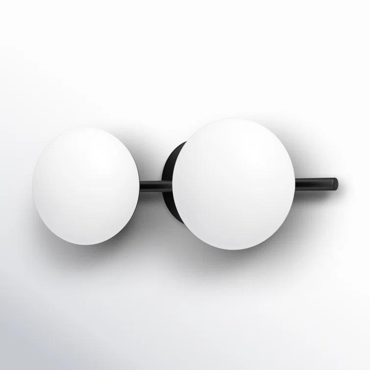 Vibi 2 Light Frosted Dimmable Vanity Light