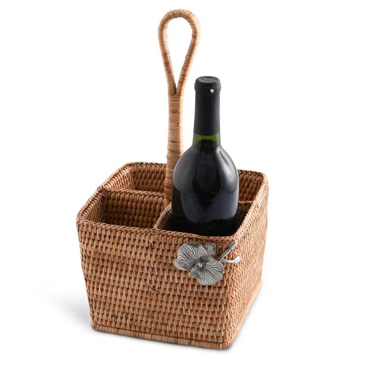 Vagabond House Natural Fibers Square Flatware Caddy