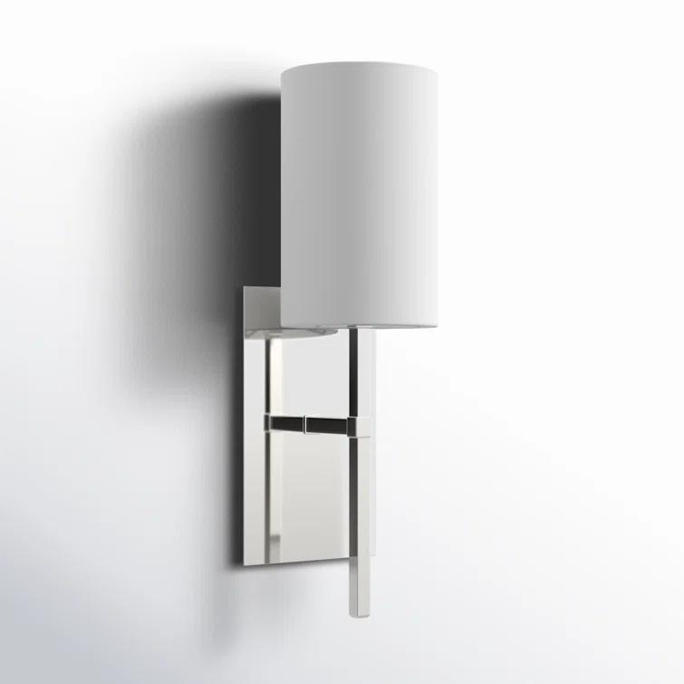 VER-241-PN-Crystorama Lighting-Veronica - One Light Wall Sconce-Polished Nickel Finish
