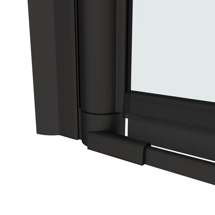 ACE DECOR AD053472 34" W x 72" H Frameless Pivot Shower Door, 1/4" (6mm) Clear SGCC Tempered Glass