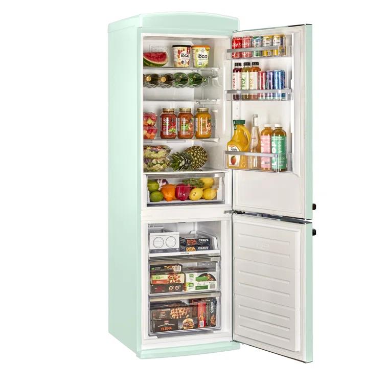 Unique Appliances Classic Retro 24 In 12 Cu.ft Bottom Mount Fridge Auto Defrost, Energy Star Certified, Counter Depth UGP-340L LG AC
