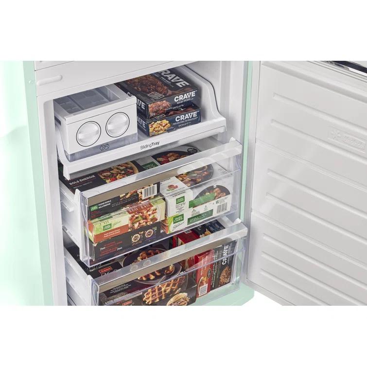 Unique Appliances Classic Retro 24 In 12 Cu.ft Bottom Mount Fridge Auto Defrost, Energy Star Certified, Counter Depth UGP-340L LG AC