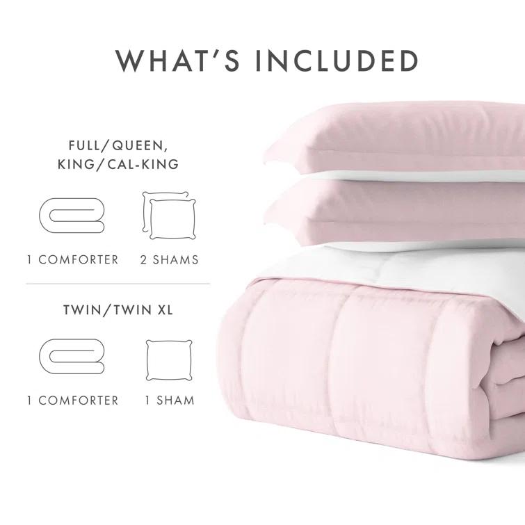 Becky Cameron Reversible Down-Alternative Comforter Bedding Set