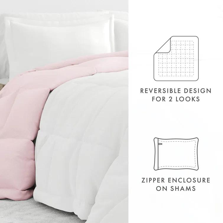 Becky Cameron Reversible Down-Alternative Comforter Bedding Set