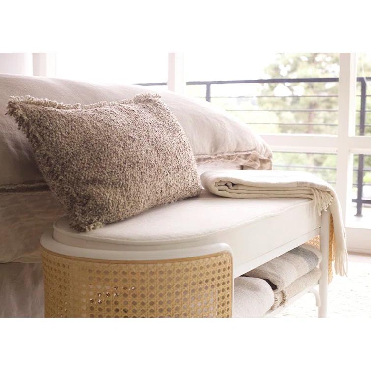 Pom Pom At Home Brentwood Frayed Throw Pillow