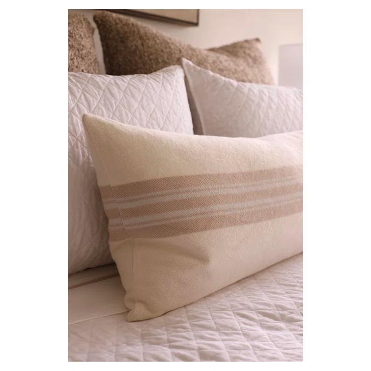Geneva Plaid Cotton Lumbar Throw Pillow