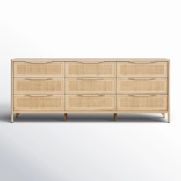 Hannah 9-Drawer Dresser - Natural