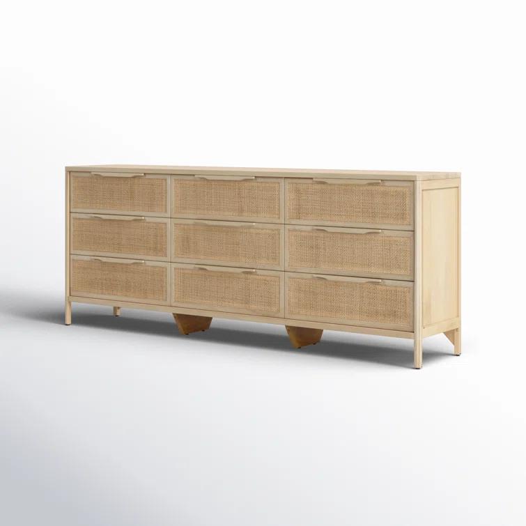 Hannah 9-Drawer Dresser - Natural