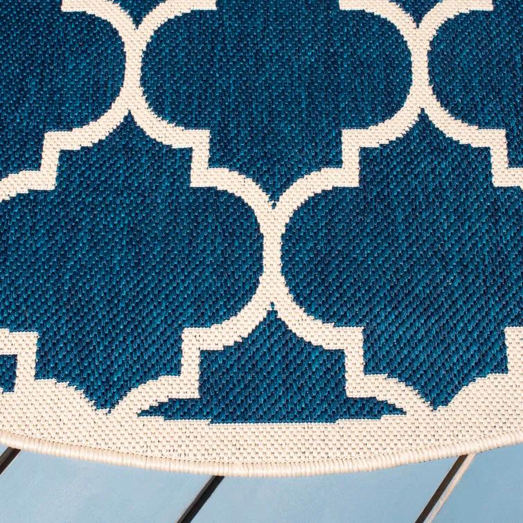 Courtyard Performance Geometric Rug
