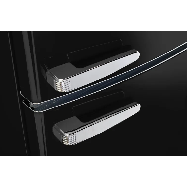 Unique Appliances Classic Retro 24 In 12 Cu.ft Bottom Mount Fridge Auto Defrost, Energy Star Certified, Counter Depth UGP-340L B AC