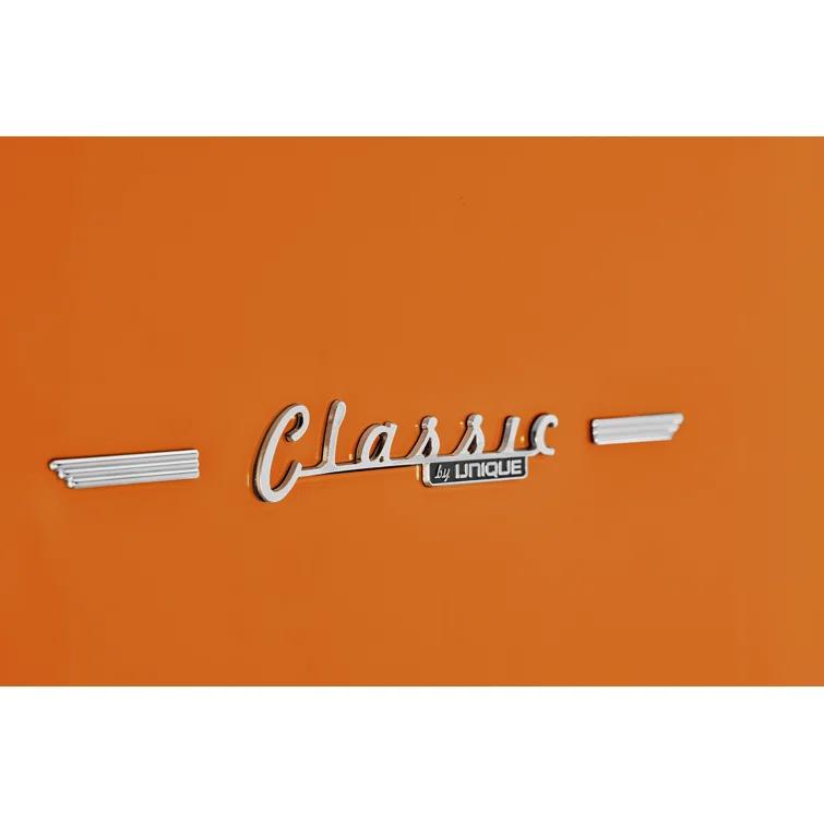 Unique Appliances Classic Retro 24 In 12 Cu.ft Bottom Mount Fridge Auto Defrost, Energy Star Certified, Counter Depth UGP-340L O AC