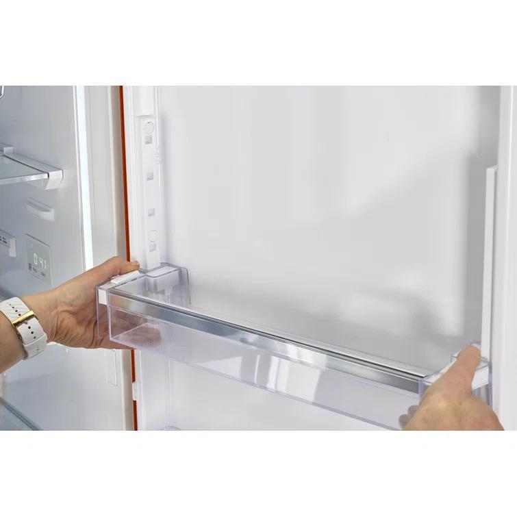 Unique Appliances Classic Retro 24 In 12 Cu.ft Bottom Mount Fridge Auto Defrost, Energy Star Certified, Counter Depth UGP-340L O AC