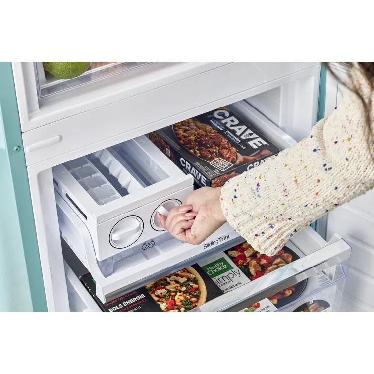 Unique Appliances Classic Retro 24 In 12 Cu.ft Bottom Mount Fridge Auto Defrost, Energy Star Certified, Counter Depth UGP-340L T AC