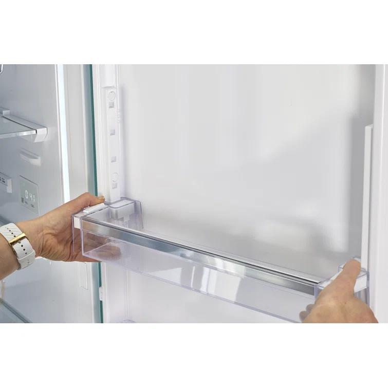 Unique Appliances Classic Retro 24 In 12 Cu.ft Bottom Mount Fridge Auto Defrost, Energy Star Certified, Counter Depth UGP-340L T AC