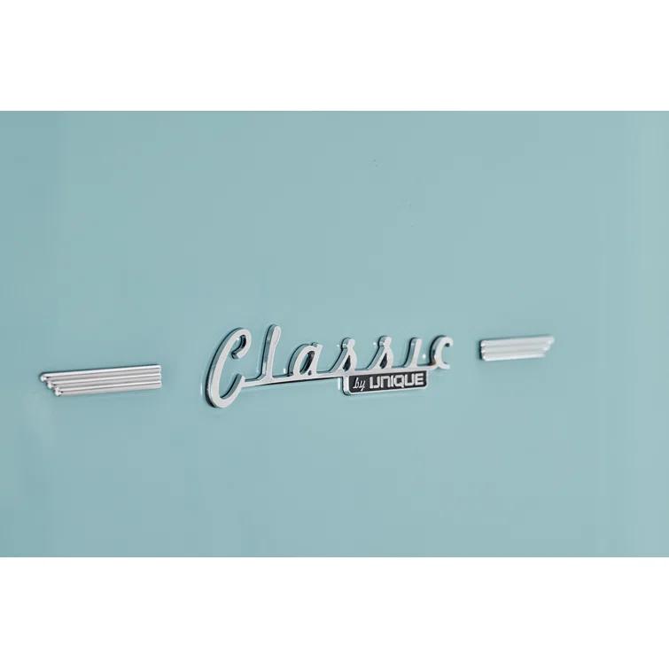 Unique Appliances Classic Retro 24 In 12 Cu.ft Bottom Mount Fridge Auto Defrost, Energy Star Certified, Counter Depth UGP-340L T AC