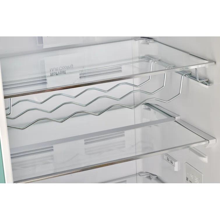 Unique Appliances Classic Retro 24 In 12 Cu.ft Bottom Mount Fridge Auto Defrost, Energy Star Certified, Counter Depth UGP-340L T AC