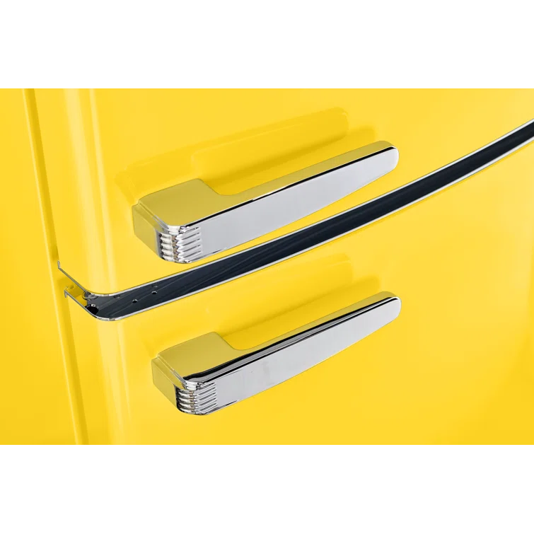 Unique Appliances Classic Retro 24 In 12 Cu.ft Bottom Mount Fridge Auto Defrost, Energy Star Certified, Counter Depth UGP-340L Y AC