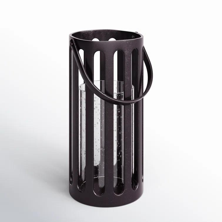 Plum & Post Huxley Hurricane Candle Holder Short