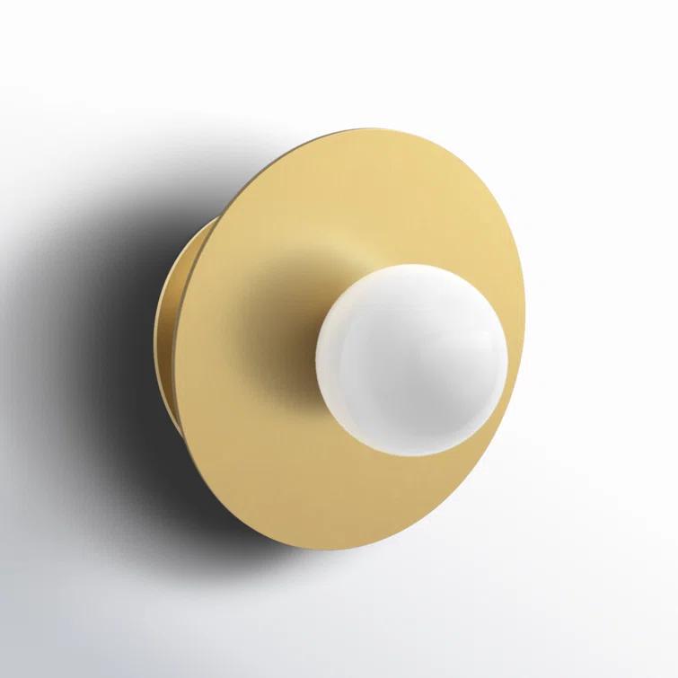 Nodes Large Angled Sconce by Kelly Wearstler - Burnished Brass