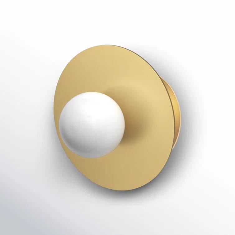 Nodes Large Angled Sconce by Kelly Wearstler - Burnished Brass